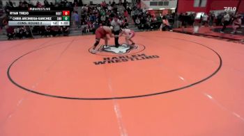 285 lbs Cons. Round 3 - Ryan Trejo, HUNTLEY vs Chris Arciniega-Sanchez, SCHAUMBURG (HS)