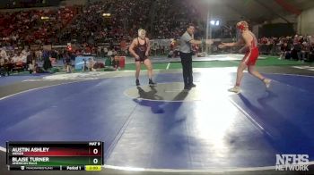 3A 182 lbs Champ. Round 1 - Blaise Turner, American Falls vs Austin Ashley, Weiser