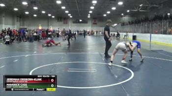 105 lbs Cons. Round 3 - Maverick Cass, Evart Youth Wrestling vs Jeremiah Orsborn-Klink, Eaton Rapids Youth WC