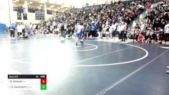 172 lbs Round Of 16 - Gunner Holland, Osceola High School vs Shamere Davenport, Belmont Charter