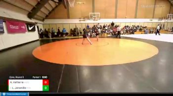 190 lbs Cons. Round 3 - Lillyan Jaramillo, Rogue River vs Areli Valtierra, Woodburn