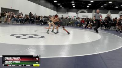 75 lbs Round 4 (6 Team) - Joshua Strode, Olympia vs Esquire Flores, DC Wrestling Academy