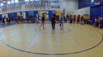 95 lbs Round 5 - Raylynn Robinson, Charlotte Hammerheads vs Leah Fitzgerald, Central Florida Wrestling