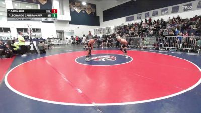 126 lbs Cons. Round 2 - Leonardo Cabera-Nava, Murrieta Mesa vs Gavin Kim, Sunny Hills