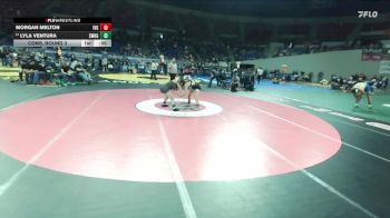 4A/3A/2A/1A Girls 105 Cons. Round 3 - Lyla Ventura, Sweet Home Girls vs Morgan Melton, Illinois Valley Girls