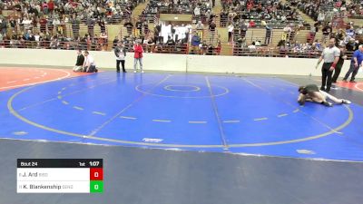 85 lbs Round Of 16 - Jaz Ard, Bison Takedown Wrestling Club vs Kel Blankenship, Dendy Trained Wrestling