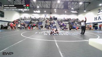 140 lbs Semifinal - Molly Arthur, Henryetta vs Jazmen Alzuarte, Southeast