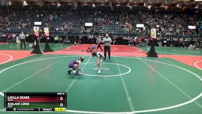 86 lbs Semifinal - Kailani Long, FRE1 vs Laylla Sears, BLA3