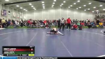 80 lbs Round 5 (6 Team) - Brett Larson, Nebraska Silver vs Aiden Smith, Montana Silver