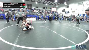 66 lbs 3rd Place - Greyson Taylor, Piedmont vs Wyatt Tate, Bridge Creek Youth Wrestling
