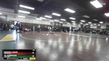 132 lbs Cons. Round 4 - Draven Lukata, Birmingham vs Eli Roripaugh, Chaparral