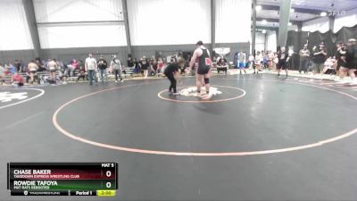 285 lbs Cons. Semi - Chase Baker, Takedown Express Wrestling Club vs Rowdie Tafoya, Mat Rats Rebooted