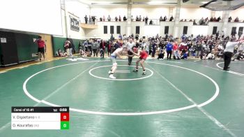 120 lbs Consi Of 16 #1 - Vinnie Digaetano, New Bedford vs Owen Kourafas, Quincy