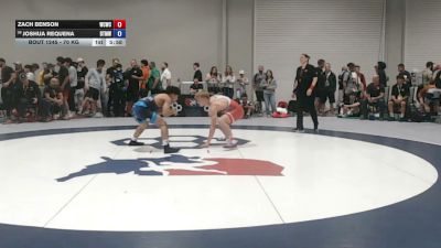 70 kg Champ. Rd Of 128 - Zach Benson, Western Colorado Wrestling Club vs Joshua Requena, BTSLA/ Titan Mercury Wrestling Club