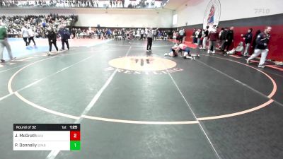 120 lbs Round Of 32 - Jeremy McGrath, Green Farms Academy vs Peter Donnelly, Sparta