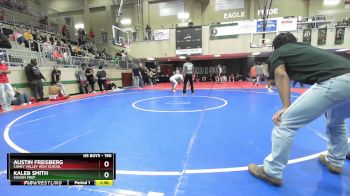 190 lbs Semifinal - Austin Freisberg, Caney Valley High School vs Kaleb Smith, EDISON PREP