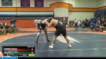 285 lbs Cons. Round 3 - Connor Bizjak, John Carroll University vs Rigoberto Villa, Defiance College