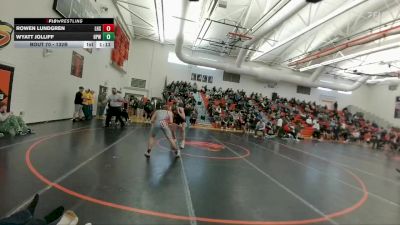 132B Round 1 - Rowen Lundgren, Lockwood (Billings) vs Wyatt Jolliff, Huntley Project (Worden)
