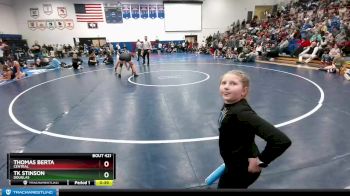 195 lbs Cons. Semi - TK Stinson, Douglas vs Thomas Berta, Central