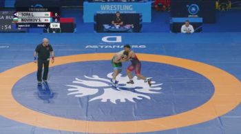 87 kg Qualif. - Latana Iuta Sopa, American Samoa vs Semen Sergeevich Novikov, Bulgaria