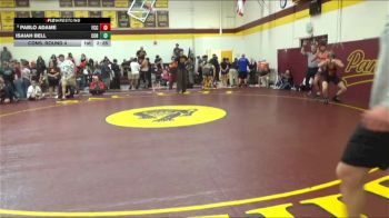 149 lbs Cons. Round 4 - Isaiah Bell, College Of The Redwoods vs Pablo Adame, Fresno City College