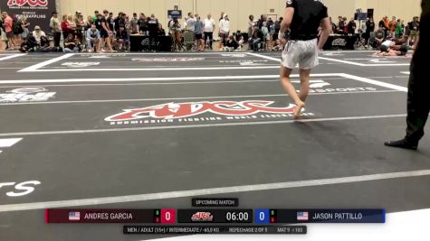 Andres Garcia vs Jason Pattillo 2025 ADCC Orlando Open/Youth Trials