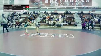 105 lbs Champ. Round 1 - Emma Shephard, Grandview (Girls) vs Jada Perez, Quincy (Girls)