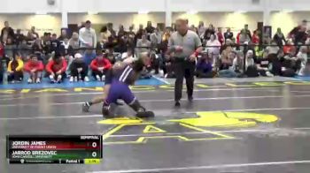 141 lbs Semifinal - Jordin James, University Of Mount Union vs Jarrod Brezovec, John Carroll University