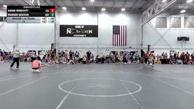 76 lbs Round 1 (4 Team) - Arian Rideoutt, Rattlers Siggy Style vs Parker Sexton, Mavericks