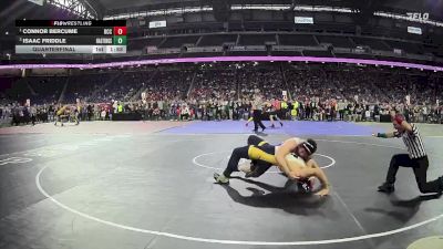 D1-215 lbs Quarterfinal - Connor Bercume, Detroit Catholic Central HS vs Isaac Friddle, Hastings HS