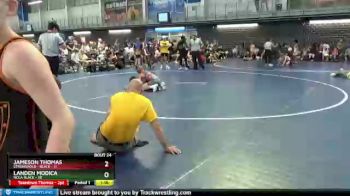 85 lbs Round 6 (8 Team) - Jameson Thomas, Stronghold - Black vs Landen Modica, NOLA Black