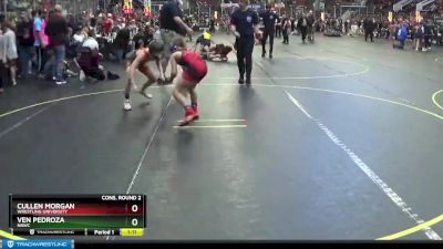 75 lbs Cons. Round 2 - Ven Pedroza, NBWC vs Cullen Morgan, Wrestling University