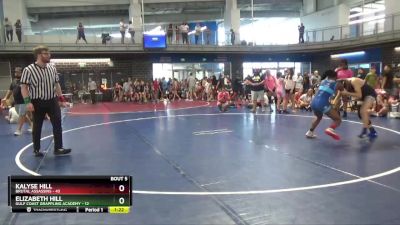 140 lbs Round 3 (4 Team) - Elizabeth Hill, Gulf Coast Grappling Academy vs Kalyse Hill, Brutal Assassins