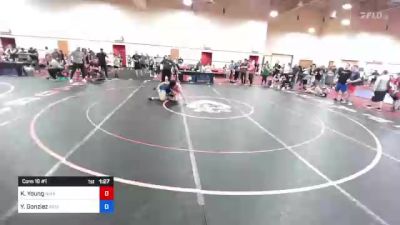 75 kg Cons 16 #1 - Kaden Young, Nixa Youth Wrestling vs Yassael Gonzlez, Arizona
