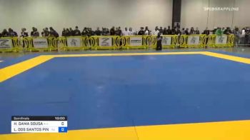 HIAGO GAMA SOUSA vs LUCAS DOS SANTOS PINHEIRO 2020 IBJJF Pan No-Gi Championship