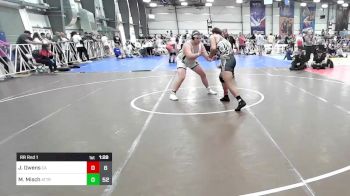 285 lbs Rr Rnd 1 - Jaquad Owens, Combat Athletics Red vs Mathew Misch, Attrition Wrestling Gold