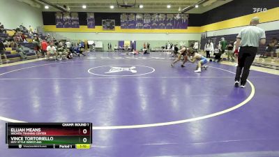 157 lbs Quarterfinal - Elijah Means, Wichita Training Center vs Vince Tortoriello, Izzy Style Wrestling