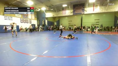 106 lbs Cons. Semi - Cortez Holguin, Centennial (Corona) vs David Morales, Chino Hills