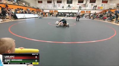 106 lbs Finals (8 Team) - Bobby Hernandez, Cody vs Lane Holt, DouglasWY