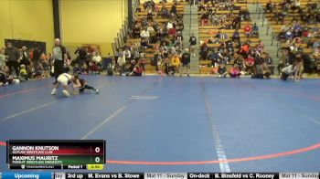 60 lbs Quarterfinal - Gannon Knutson, Outlaw Wrestling Club vs Maximus Mauritz, Pursuit Wrestling Minnesota