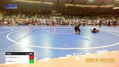 67 lbs Final - Ross Stegeman, Raw Wrestling Club vs Kymani Peak, Ready RP Nationals