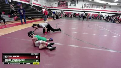 45-50 lbs 3rd Place Match - Conor Wojtkiewicz, Wild Cat Wrestling Club vs Boston Kinder, Nixa