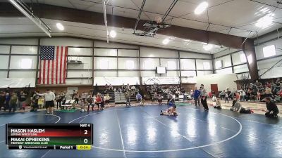 58 lbs Cons. Round 5 - Makai Opheikens, Fremont Wrestling Club vs Mason Haslem, Uintah Wrestling