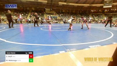 110 lbs Consolation - Denver Wolf, Cowboy Wrestling Club vs Mugabi Makorogo, Techfall Wrestling Club