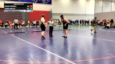 285 lbs Champ. Round 1 - Jonah McCoy, St. Vincent College vs Elijah Frizzell, Randolph