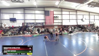 70 lbs Cons. Round 2 - Brighton Embleton, Uintah vs Hunter Natani, Uintah