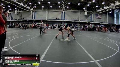 100 lbs Round 1 (6 Team) - Nathaniel Edson, CTWHALE vs Hayden Myers, Xtreme Team