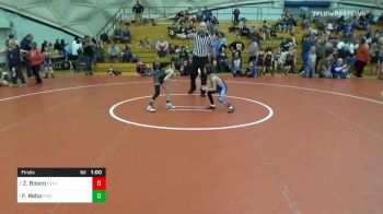 45 lbs Final - Zachary Bosco, Central Valley vs Franco Reba, Pine-Richland