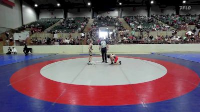 80 lbs 3rd Place - Paxton Powell, Georgia vs Dawson Evans, Georgia