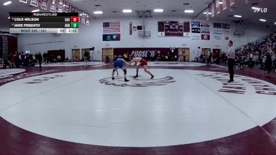 141 lbs 5th Place Match - Jake Penzato, Aurora Universtiy vs Cole Nelson, Carthage College